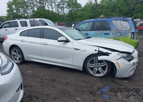 2013 BMW 650I Gran Coupe из США, поврежденный, VIN WBA6B2C50DD128385